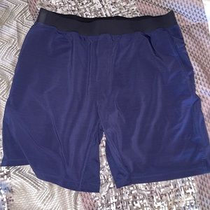 Fabletics blue franchise shorts